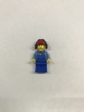 Lego Строитель в синем комбинезоне, кепке и наушниках