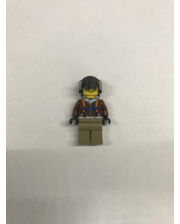 Конструктори LEGO Lego Парень в коричневой куртке с альпенийским снаряжением фото