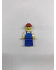 Конструктори LEGO Lego Строитель в синем комбинезоне и в красной строительной каске фото