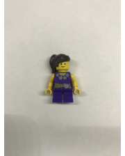Конструктори LEGO Lego Маленькая девочка в фиолетовом костюме с розами на нем фото