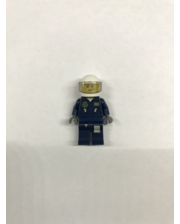 Конструктори LEGO Lego Полицейский в белом шлеме, синей форме со значком на груди фото