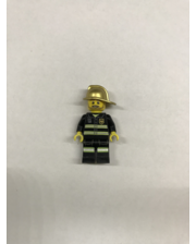 Конструктори LEGO Lego Пожарник в светоотражающем костюме и в пожарной каске фото
