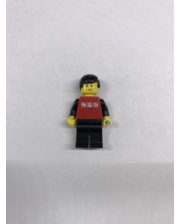 Конструктори LEGO Lego Мальчик в красной кофте с черными рукавами фото