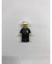 Конструктори LEGO Lego Полицейский в черной форме и белой фуражке фото