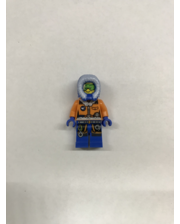 Конструктори LEGO Lego Сотрудник арктической станции в оранжевой куртке с синим капюшоном фото