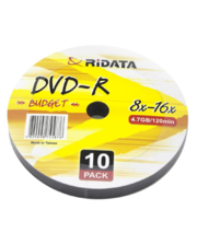 RIDATA DVD-R 4,7Gb 8-16x Bulk 10 pcs budget