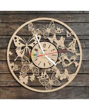  Романтичные часы из дерева «Вальс бабочек»