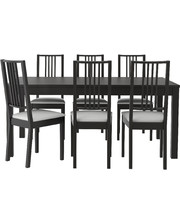 Ikea Стол и 6 стульев BJURSTA / B