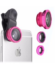 China Линзы Universal Clip 3in1 Pink для телефонов
