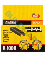 Расходные материалы  Скобы для строительного степлера 8 мм. (1000шт.) Master Tool фото