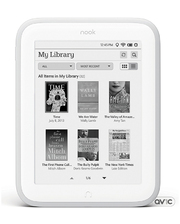Barnes  and  Noble Электронная книга Barnes Noble NOOK GlowLight (White) (No Box)