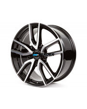 Колесные диски Rial Torino R16 W6.5 PCD5x108 ET50 DIA63.4 Black Polished Front фото