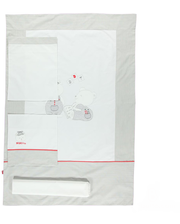 BEBETTO Детский комплект постельного белья Pervane white/grey (UAMAG-33132)