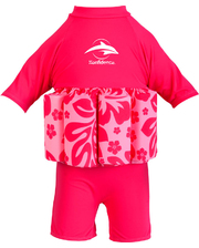 FS05-B-03 Купальник-поплавок Konfidence Floatsuits, Цвет:гибискус/ розовый M/ 2-3г.