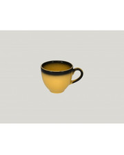 RAK Ceramics RAK LECLCU20NY Чашка для кофе 200мм желтая с черным ободком, Lea