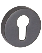 Дверна фурнітура System RO12Y под ключ Черный матовый никель фото