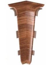 Плінтус, пороги  Внутренний угольник INDO с имитацией древесины фото