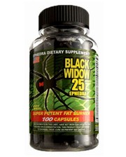 Cloma Pharma Жиросжигатель Black Widow Ephedra - Черная Вдова (100 капс)