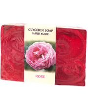 Косметика для тела  Глицериновое мыло ручной работы - Роза, BioRose, 75 гр фото