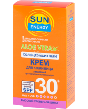 Сонцезахисні засоби Sun Energy Солнцезащитный Крем для лица SPF 30 30 мл фото