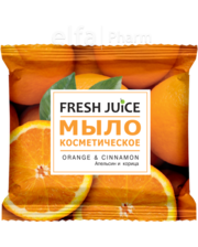 Парфюмированное мыло Fresh Juice Мыло косметическое. Апельсин и корица 75 г фото
