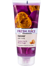Косметика для тела Fresh Juice Пилинг для тела. Страстный фрукт и коричневый сахар 200 мл фото