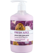 Парфюмированное мыло Fresh Juice Крем-мыло с дозатором Маракуйа и камелия 460 мл фото
