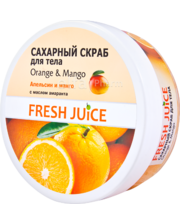Косметика для тела Fresh Juice Сахарный скраб для тела. Апельсин и манго с маслом амаранта 225 мл фото