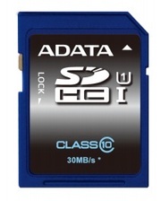 Карти пам'яті A-DATA SDHC UHS1 16GB, 30MBs (ASDH16GUICL10-R) фото