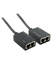 4WORLD 1080p HDMI Extender от CAT 5e / 6 RJ45 Ethernet 30 м с Tx + Rx '' косичка '' (06920)