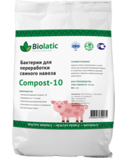 Biolatic Бактерии для переработки навоза Compost-10 (0.2 кг)