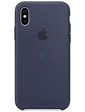 Apple iPhone XS Silicone Case - Midnight Blue (MRW92)
