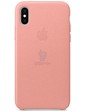 Apple iPhone X Leather Case Soft Pink (MRGH2)