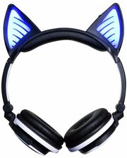  Bluetooth наушники LINX BL108A с кошачьими ушками LED Черные