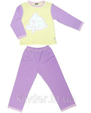 Тигрес Детская пижама Котик, Тигрес, сиренево-жёлтая (116 р.) (200301116-3)
