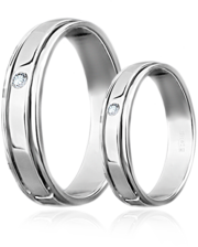 Eclipse Diamonds Обручальное кольцо с бриллиантом 023187