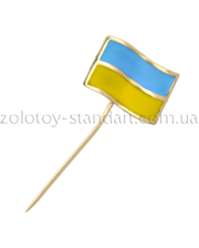 Золота лелека Золотой значок Флаг Украины 09022