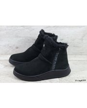 Зимняя обувь Philipp Plein нубук чёрные фото