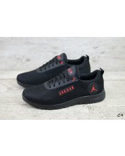 Кроссовки Jordan сетка С9 черные фото