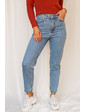  Классические mom джинсы Crep - голубой цвет, 26р (есть размеры)