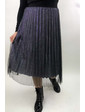  Плиссированная юбка из фатина с люрексом LUREX - сиреневый цвет, M (есть размеры)