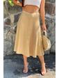  Красивая юбка с пуговицами спереди PERRY - бежевый цвет, S (есть размеры)