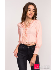 Блузки  Блузка-болеро LUREX - персиковый цвет, M (есть размеры) фото