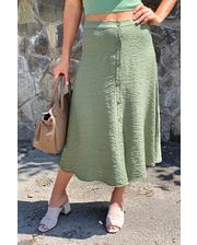 Юбки  Красивая юбка с пуговицами спереди PERRY - зеленый цвет, L (есть размеры) фото