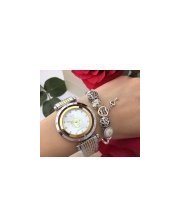 Часы наручные, карманные Pandora в цвете серебро и золото PW028 фото