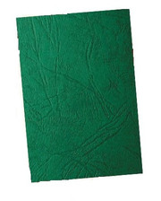 МикРА Обложки для переплета Leather Grain A4 250 г/м2 картонные Под кожу зеленые 100 шт