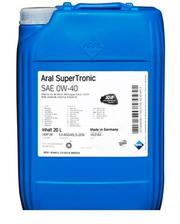 Моторные масла ARAL SuperTronic 0W-40 20л фото