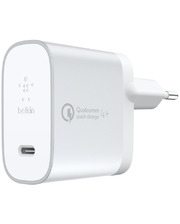 Belkin Home Charger (27W) Power Delivery/Quick Charge 4.0, USB-C 1.2m, silver
