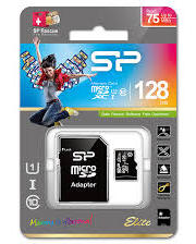 Silicon Power MicroSDXC 128 GB Class 10 UHS-I Elite + adapter (SP128GBSTXBU1V10SP)