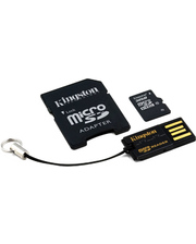 Kingston microSDHC 32GB Class 10 +SD адаптер +USB кардридер